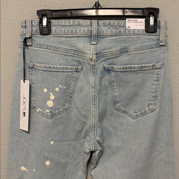 Joe’s The Luna High Rise Ciggarette Ankle Blue Distressed Women's Jeans Size: 26 - Picture 7 of 8
